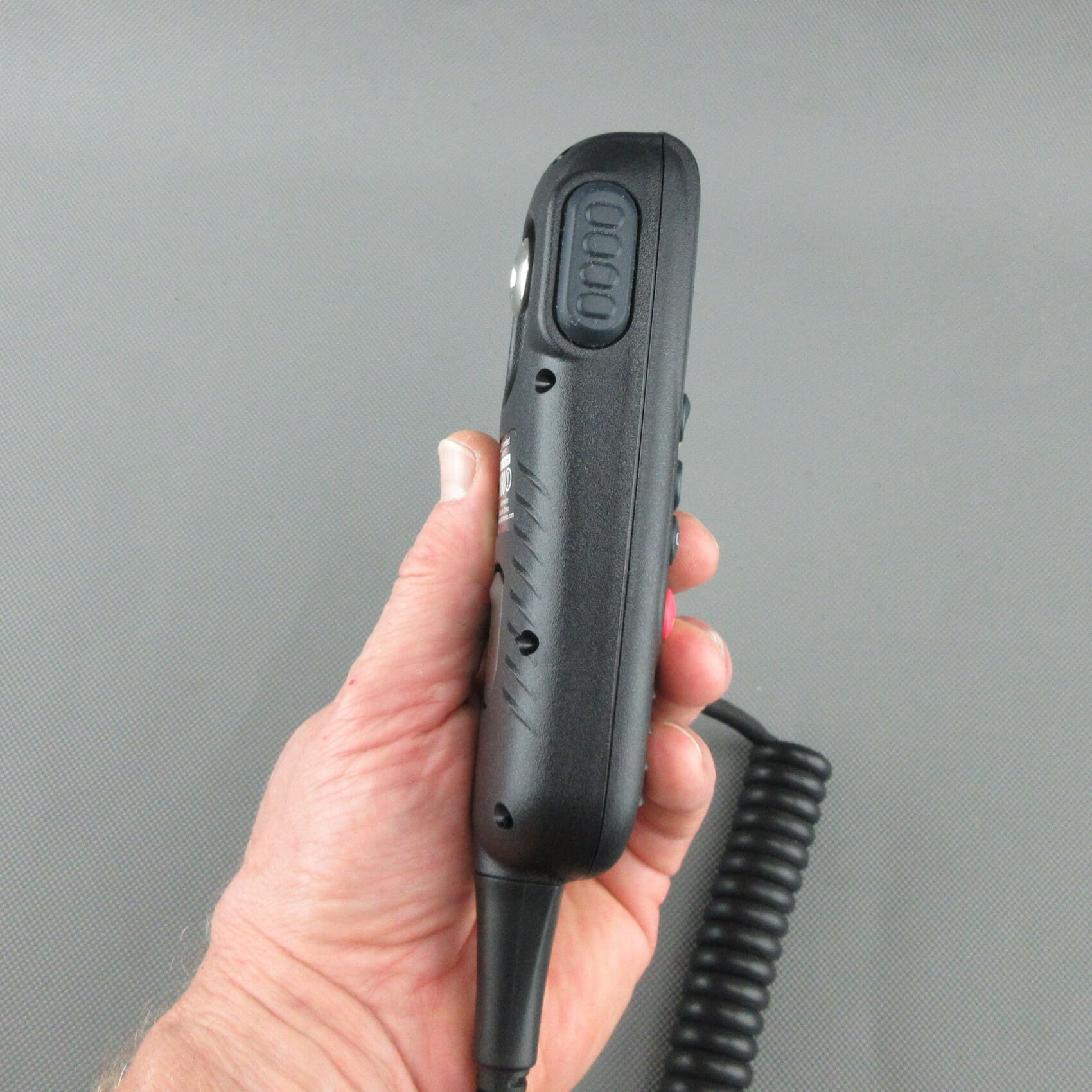 Left side view of the Raymarine® Ray260 A80197 handset.