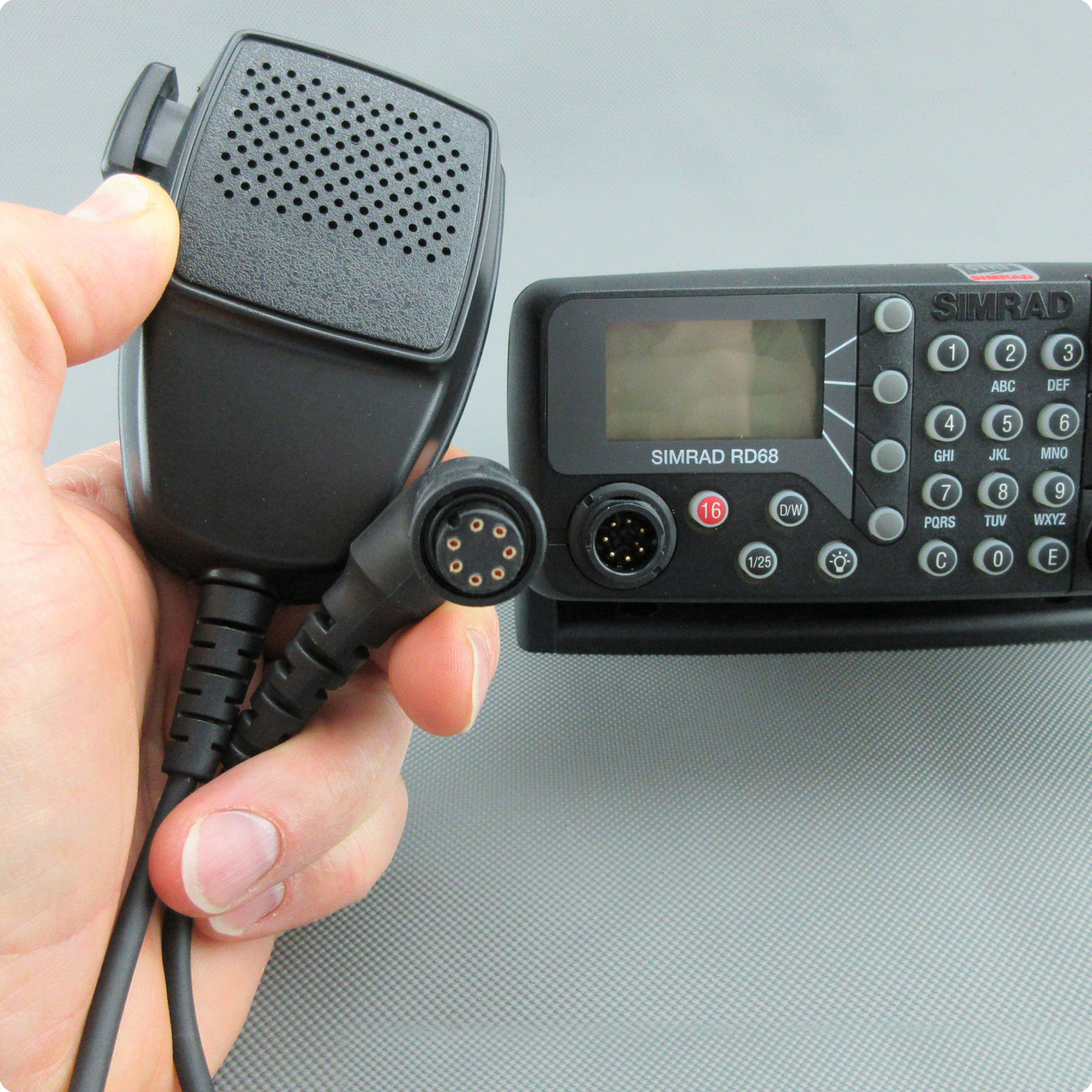 Simrad Rd68 W Kompatibles Handmikrofon für Simrad® / Shipmate® RD68, RT1200 und RT1400