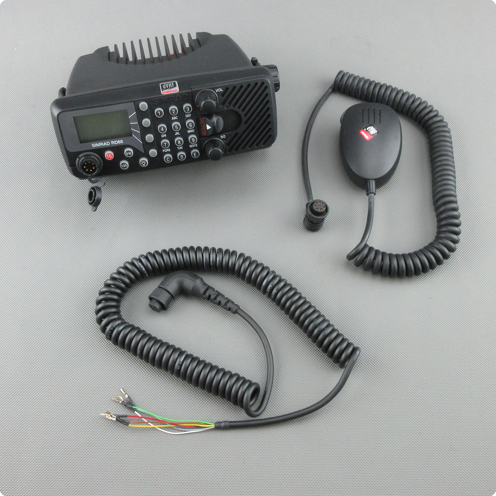 Simrad Rd68 W Simrad® / Shipmate® kompatibel handmike FTM5 cable, first mic for RD68 ...