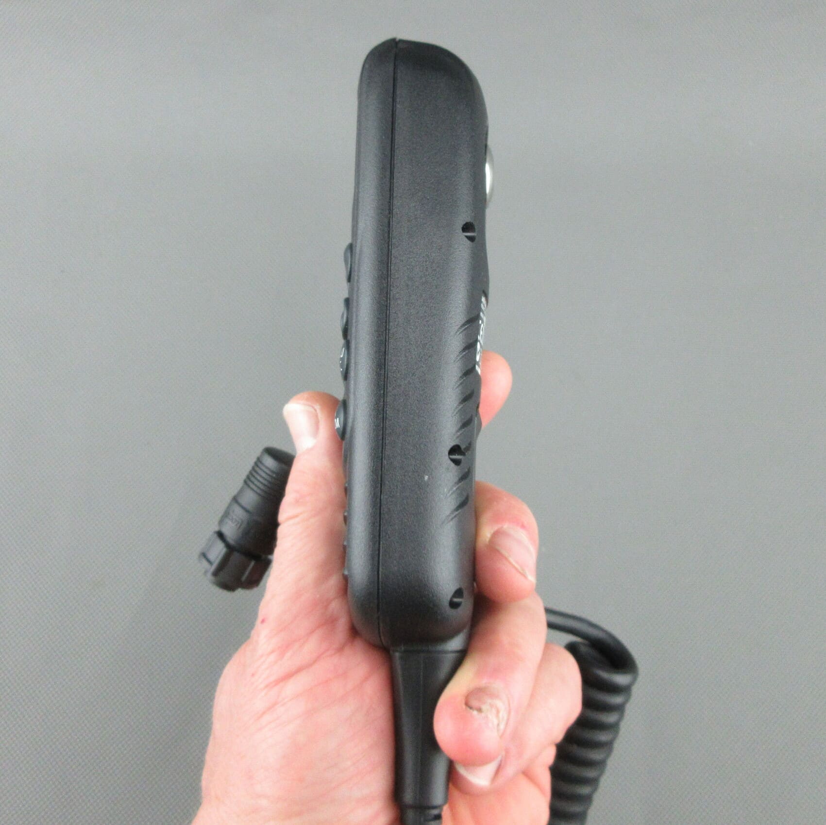 Right side view of the Raymarine® Ray260 A80197 handset.