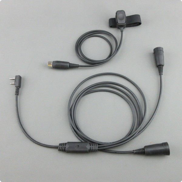 Anschlusskabel Funk an Autocom Headsets - Direktverbindung Funkgerät zu Autocom Headset