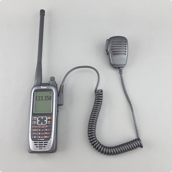 Mikrofon für Icom Flugfunk IC-A25NU / IC-A25CE