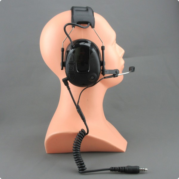 Funk Nachrüstung für Peltor® / 3M® headsets Sporttac, Worktunes, Protac