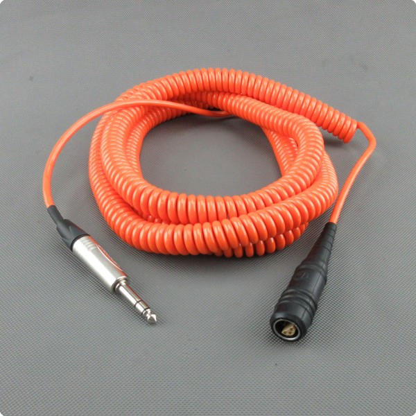 Spiralkabel orange kompatibel zu Ceotronics® groundCom