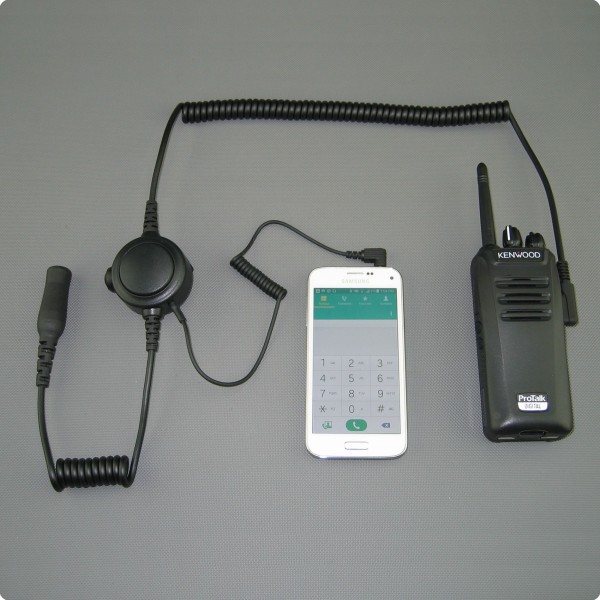 Telefon-/ Funk Adapter für Peltor® Gehörschutzheadsets