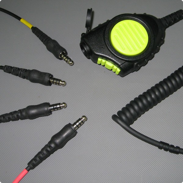 Kabel Axcom® kompatiblen 4 Pin Klinkenstecker, 4,6 [mm] Kabel Durchmesser 100 [cm] Länge